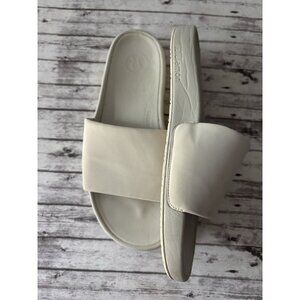 Lululemon Men's Restfeel Slide Sandals Size 10 Ivory Cream Comfort Active